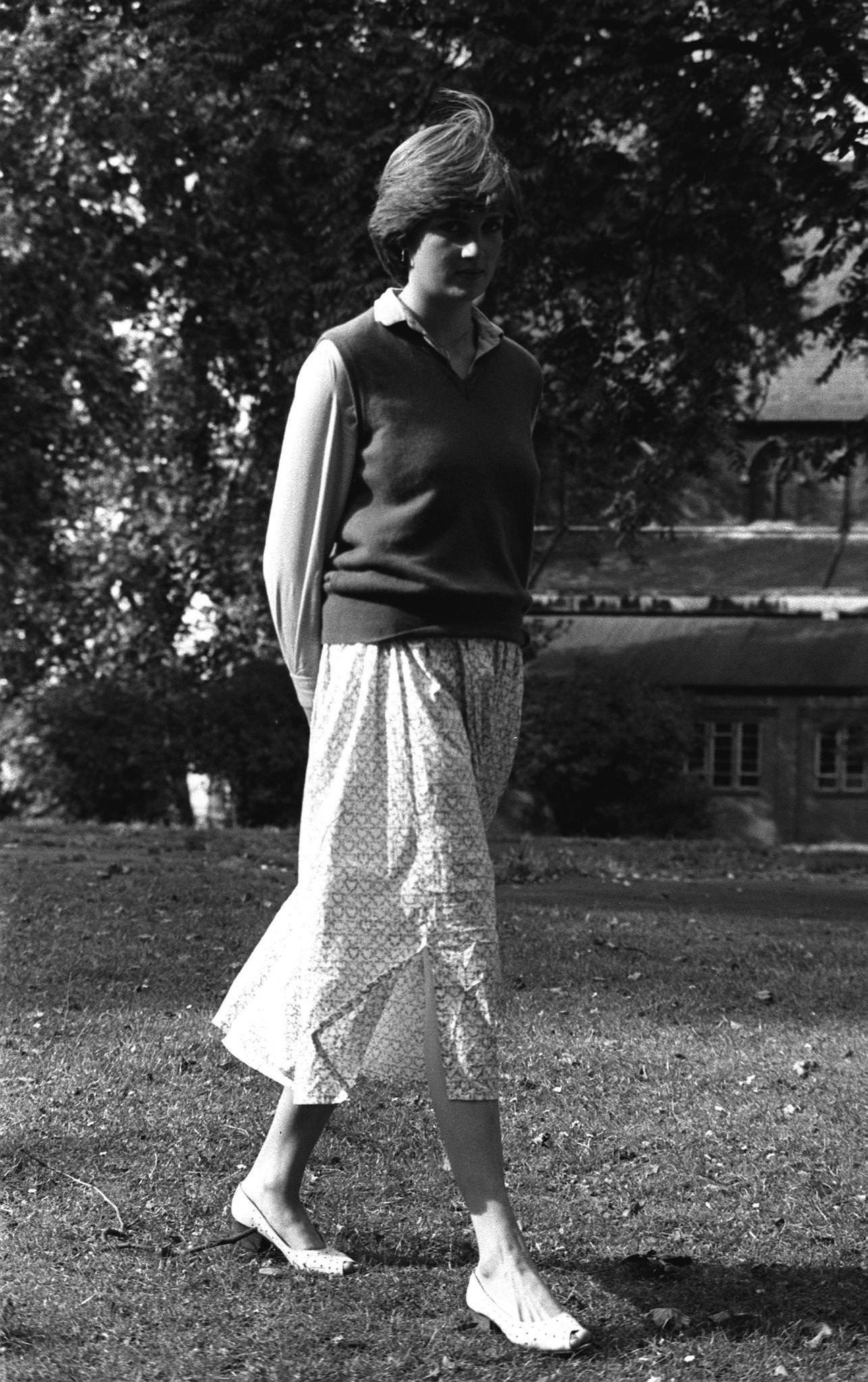 #5 Lady Diana Spencerat the kindergarten at St. George’s Square, Pimlico, London, where she works as a teacher, 1980