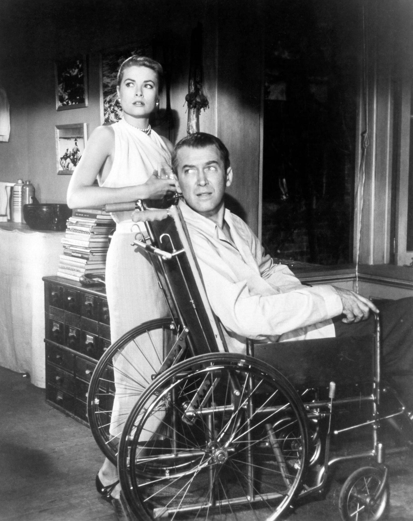 Grace Kelly and James Stewart in ‘Rear Window’