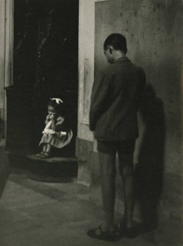 #17 In a church, Italy, 1953.