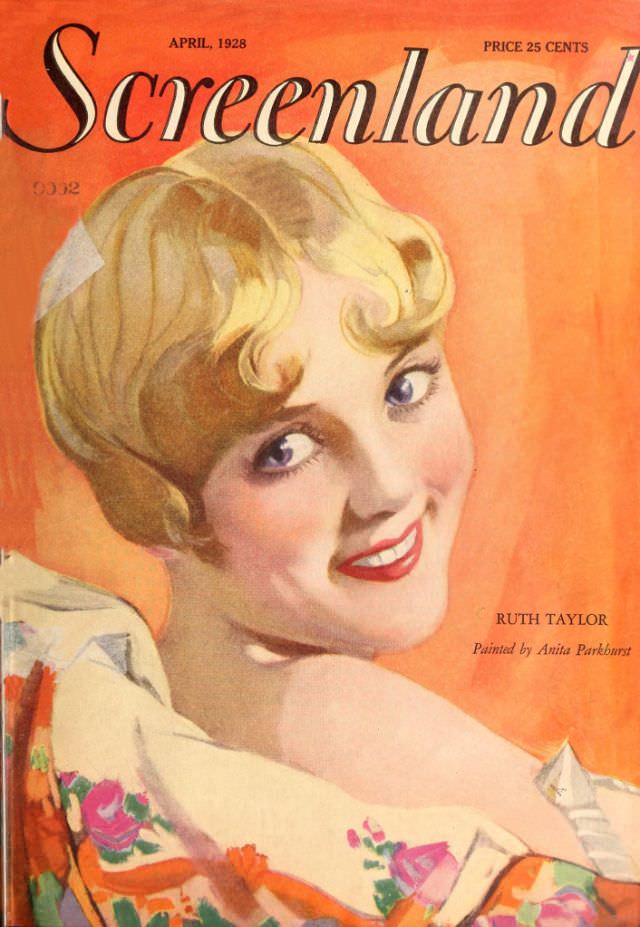 #11 Screenland magazine cover, April 1928