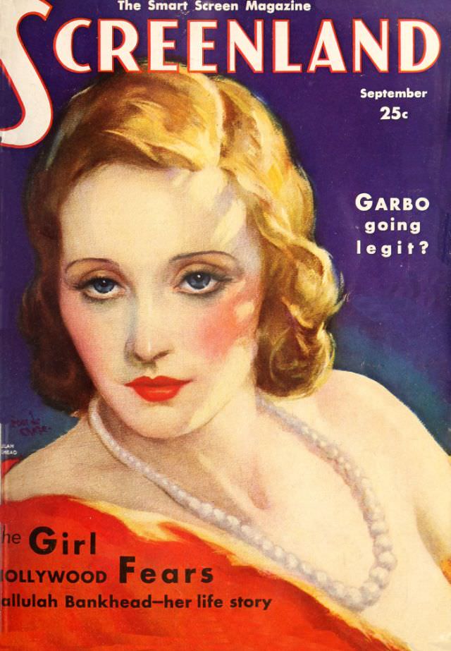 #18 Screenland magazine cover, September 1931