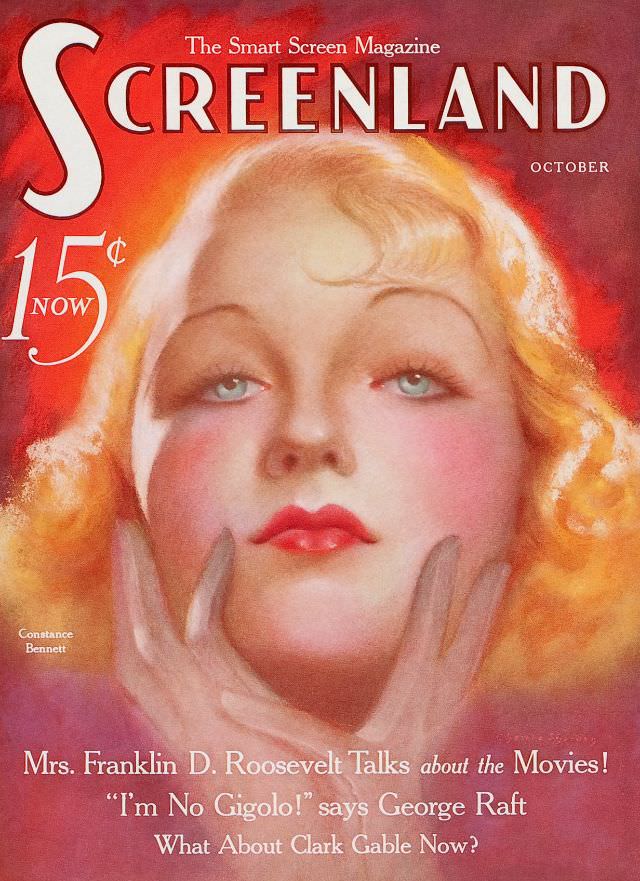 #20 Screenland magazine cover, October 1932