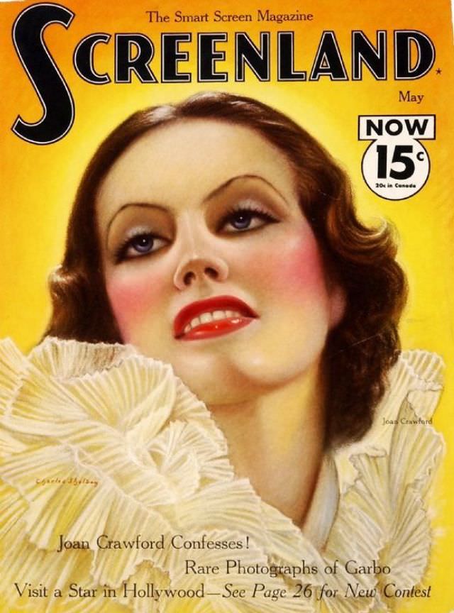 #22 Screenland magazine cover, May 1933