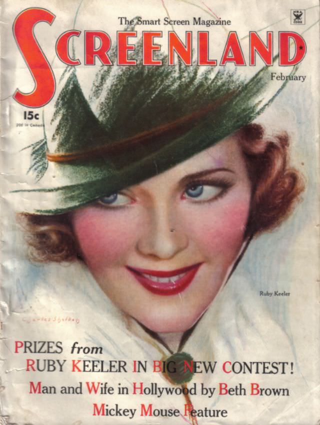 #24 Screenland magazine cover, February 1935
