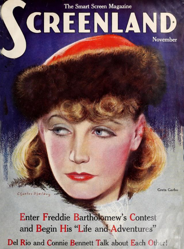 #25 Screenland magazine cover, November 1935