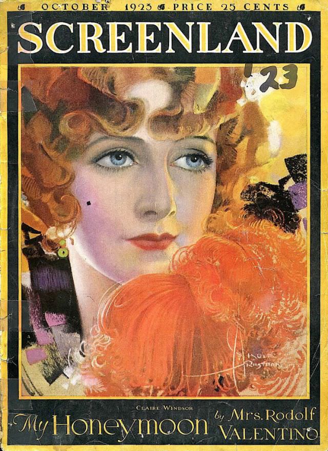#6 Screenland magazine cover, October 1923