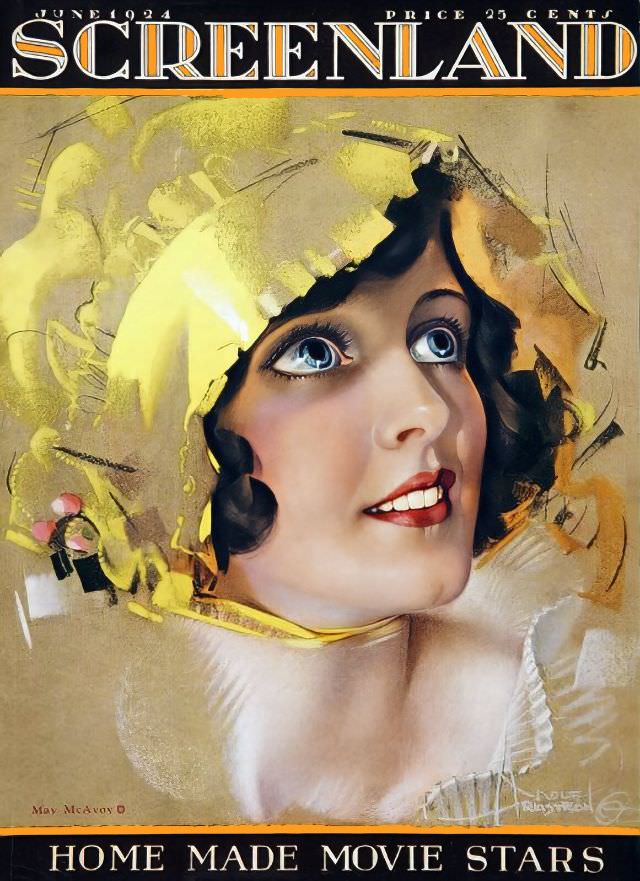 #8 Screenland magazine cover, June 1924