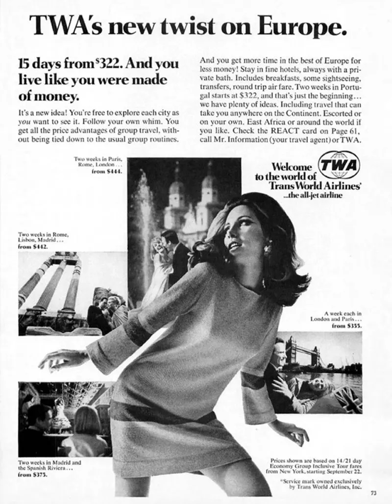 The Allure of Flight: How Airlines Used Sex Appeal to Entice Passengers Vintage Ads