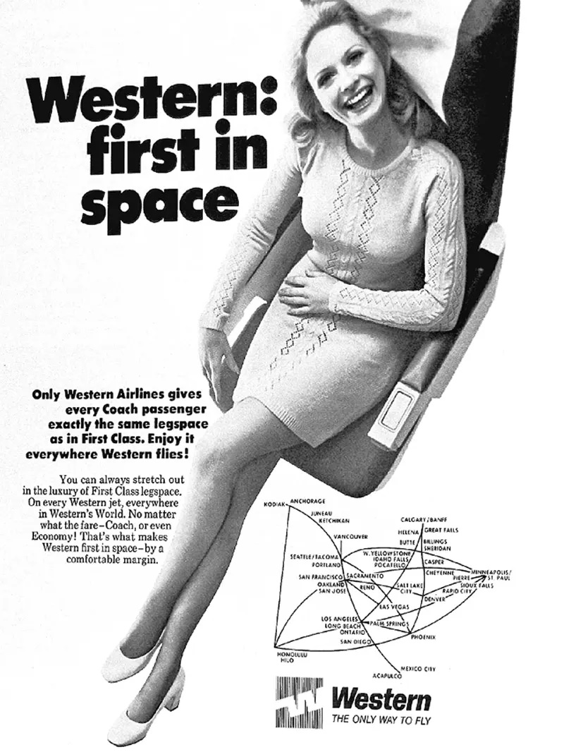 The Allure of Flight: How Airlines Used Sex Appeal to Entice Passengers Vintage Ads