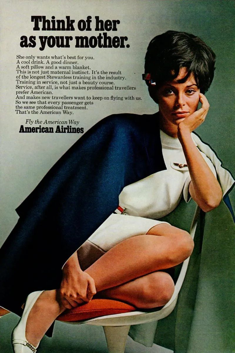 The Allure of Flight: How Airlines Used Sex Appeal to Entice Passengers Vintage Ads