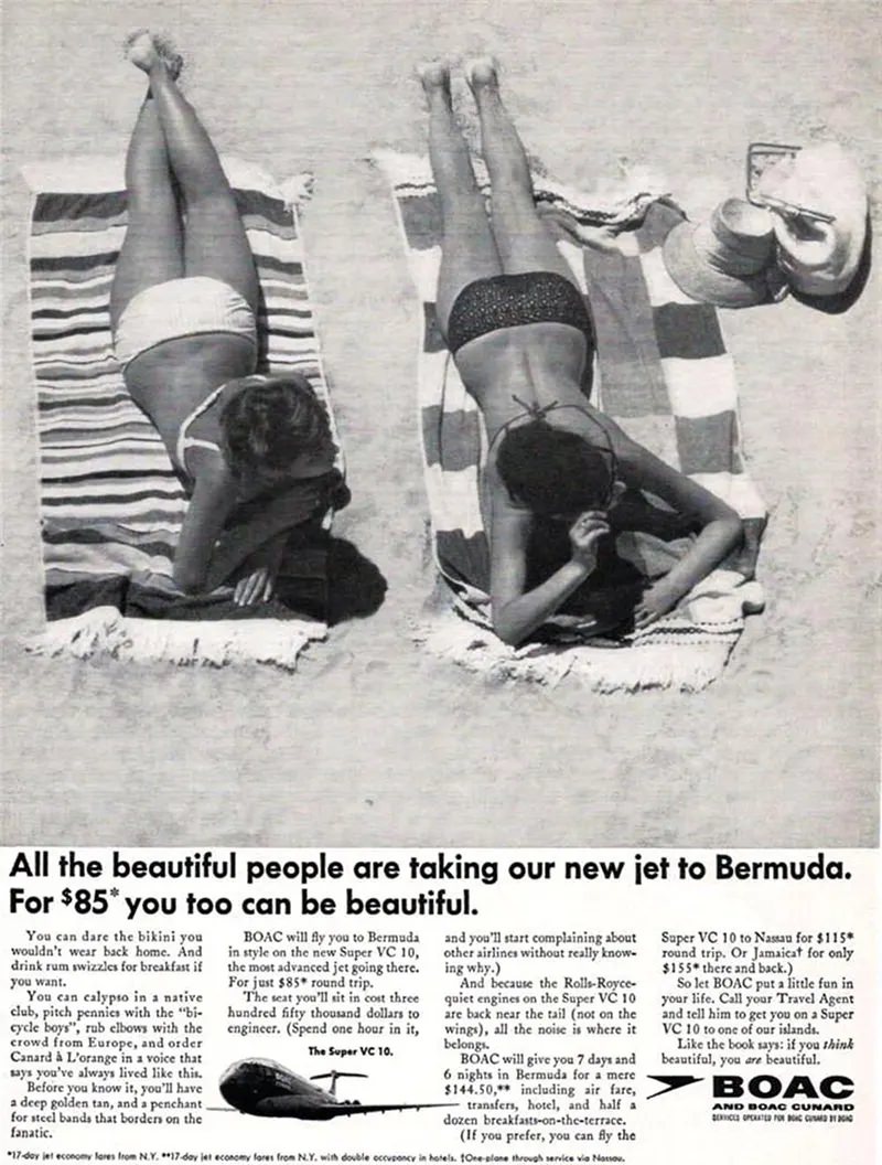 The Allure of Flight: How Airlines Used Sex Appeal to Entice Passengers Vintage Ads