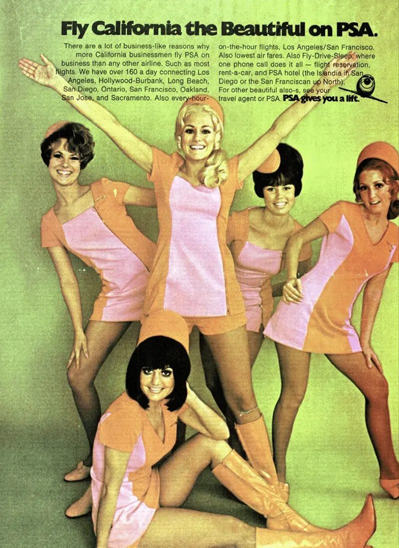 The Allure of Flight: How Airlines Used Sex Appeal to Entice Passengers Vintage Ads