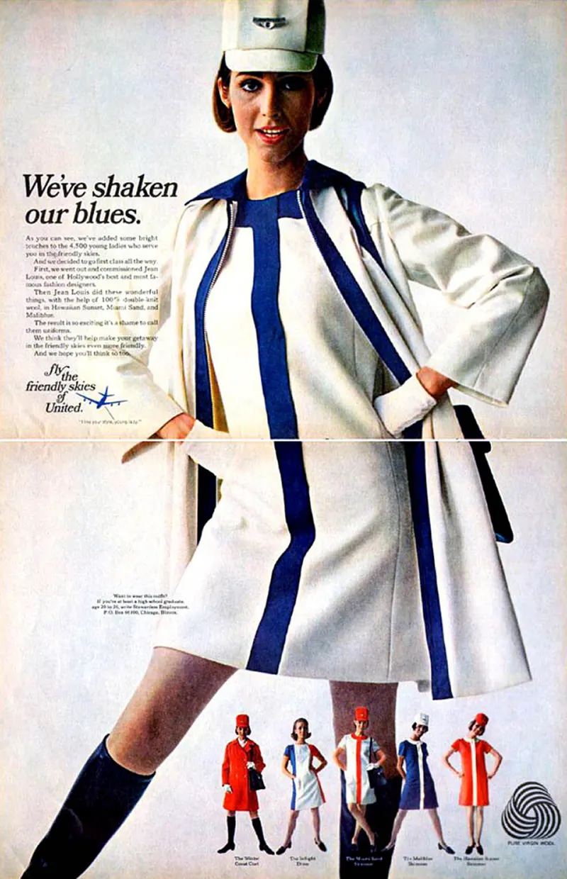 The Allure of Flight: How Airlines Used Sex Appeal to Entice Passengers Vintage Ads
