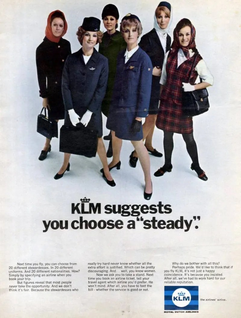 The Allure of Flight: How Airlines Used Sex Appeal to Entice Passengers Vintage Ads