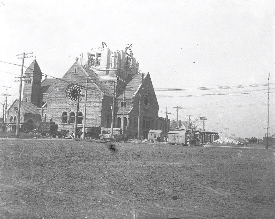 #110 The Second Presbyterian Church Progress, 1900