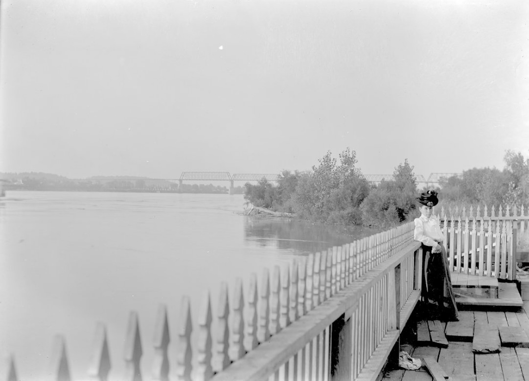 #151 A Woman by the River, 1900