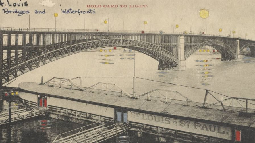 #159 St. Louis-the Eads Bridge, 1900