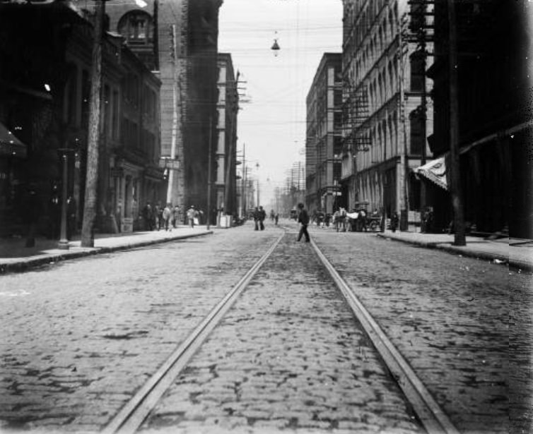 #230 Downtown St. Louis street view, 1900
