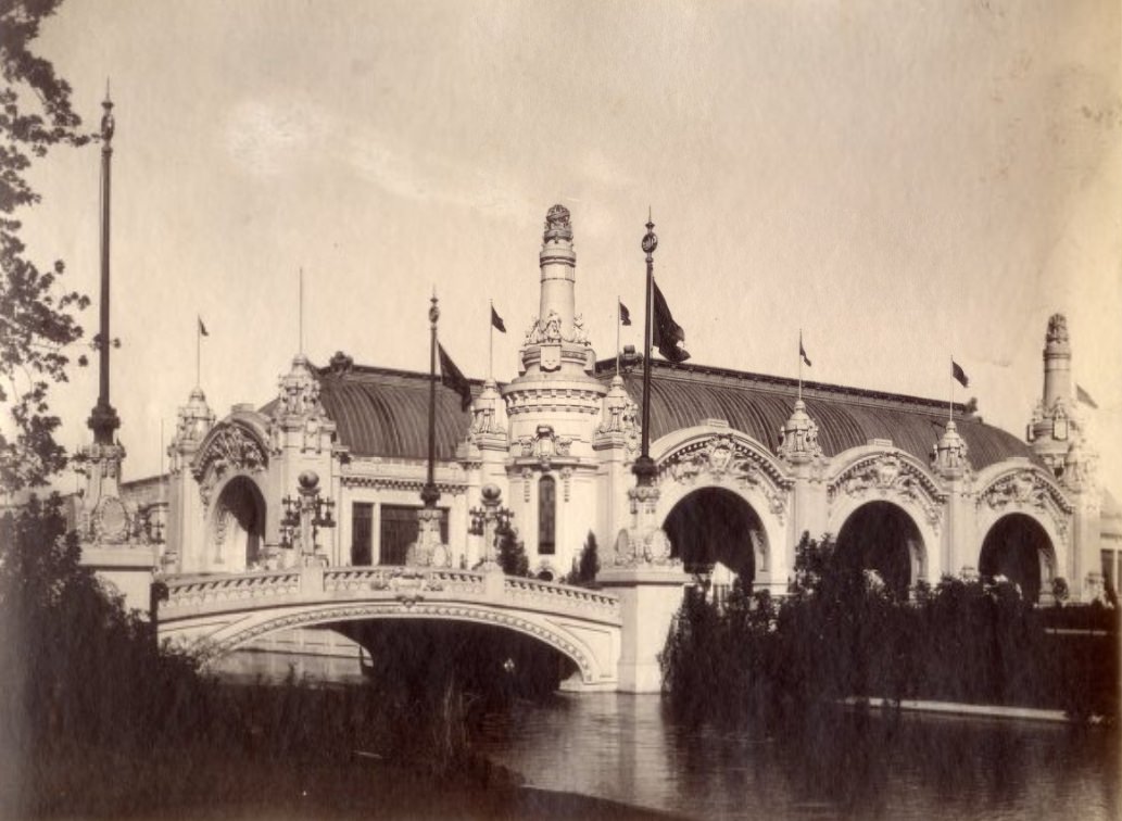 #28 The Palace of Transportation at the 1904 St. Louis World’s Fair.