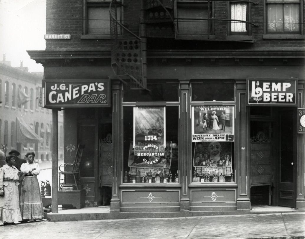 #30 1314 Market, corner of Market and Centre Streets, 1900