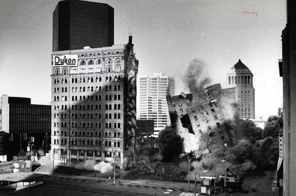 #107 Buder Building Implosion Downtown, 1984