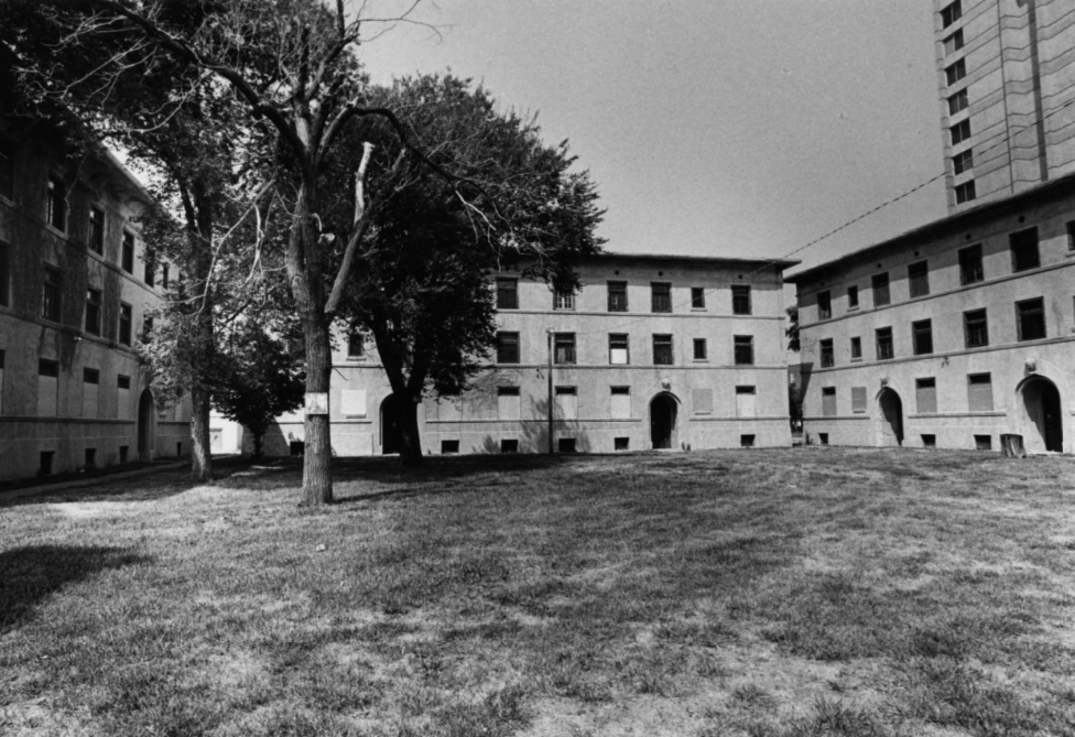 #12 Donaldson (Court) Apartments Courtyard, 1983