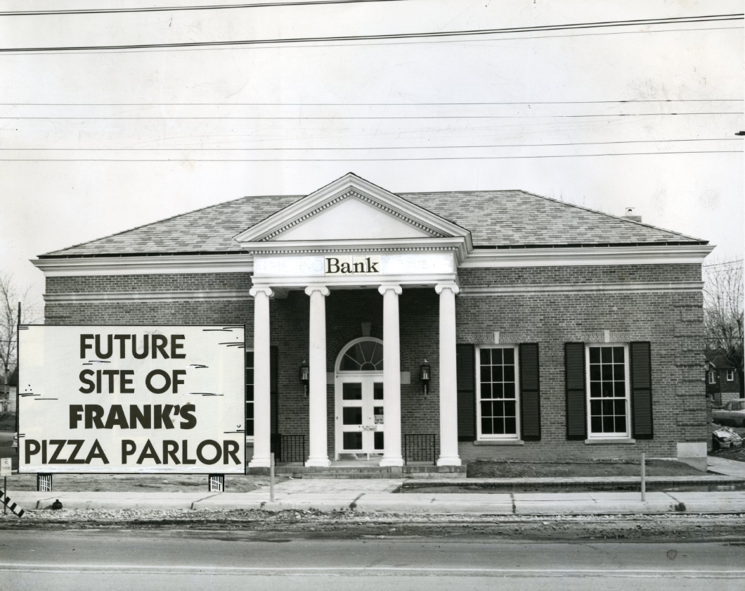 #58 Future site of Frank’s Pizza Parlor–North Side Bank, 1984