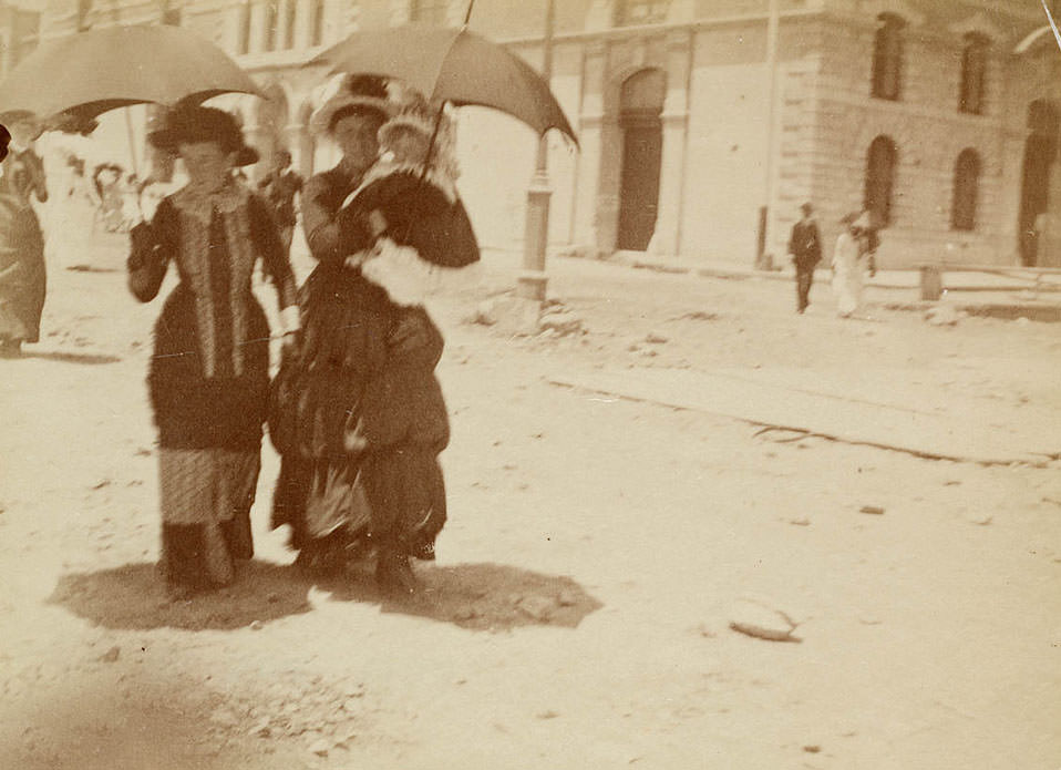#16 Street scene from Sydney, 1889