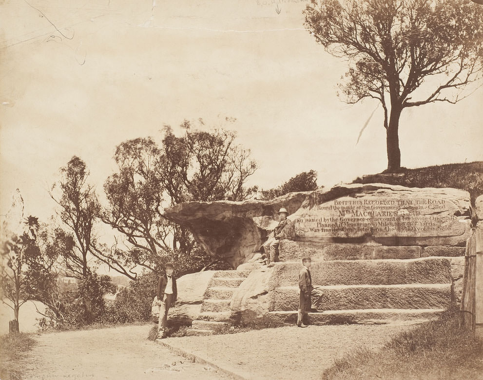 #32 Mrs Macquarie’s Chair, Sydney, 1875
