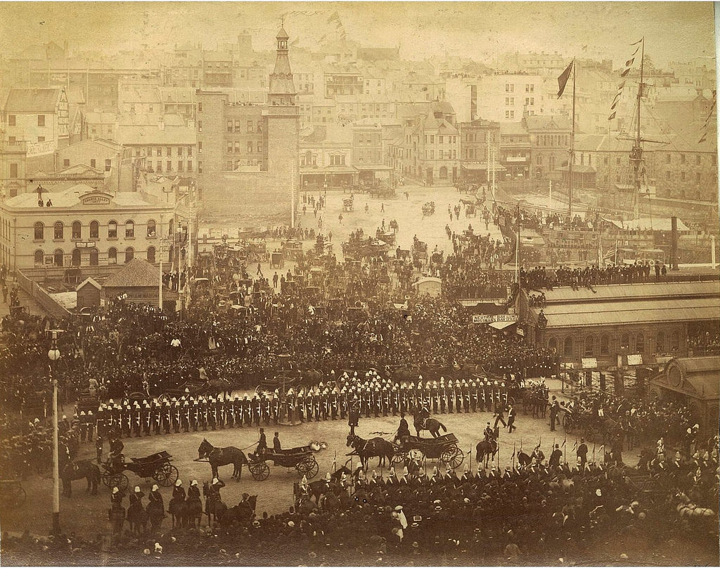 #34 Arrival of Governor Sir Robert Duff, Circular Quay, Sydney, June 1893