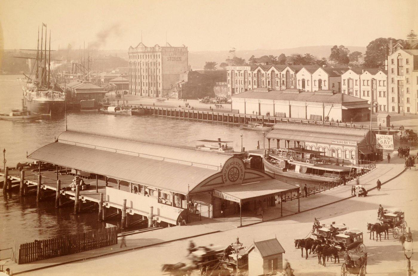 #54 Circular Quay in Sydney, 1890