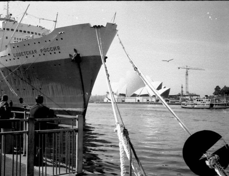 #25 Soviet Whaling ship at Circular Quay, Sydney, 1968