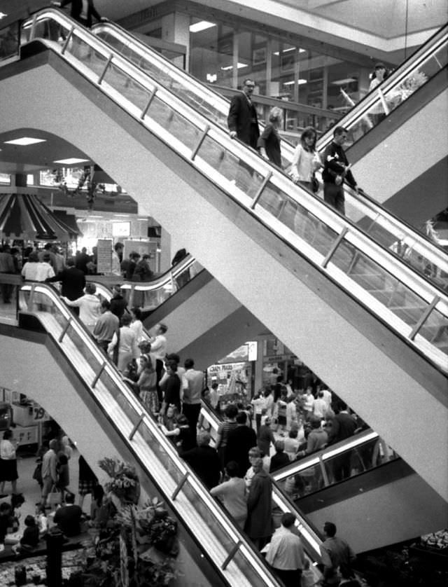 Sydney’s first American style shopping mall, Roselands, 1968