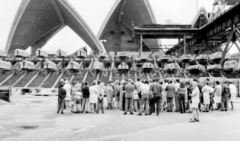 #72 Sydney Opera House under construction, 1969