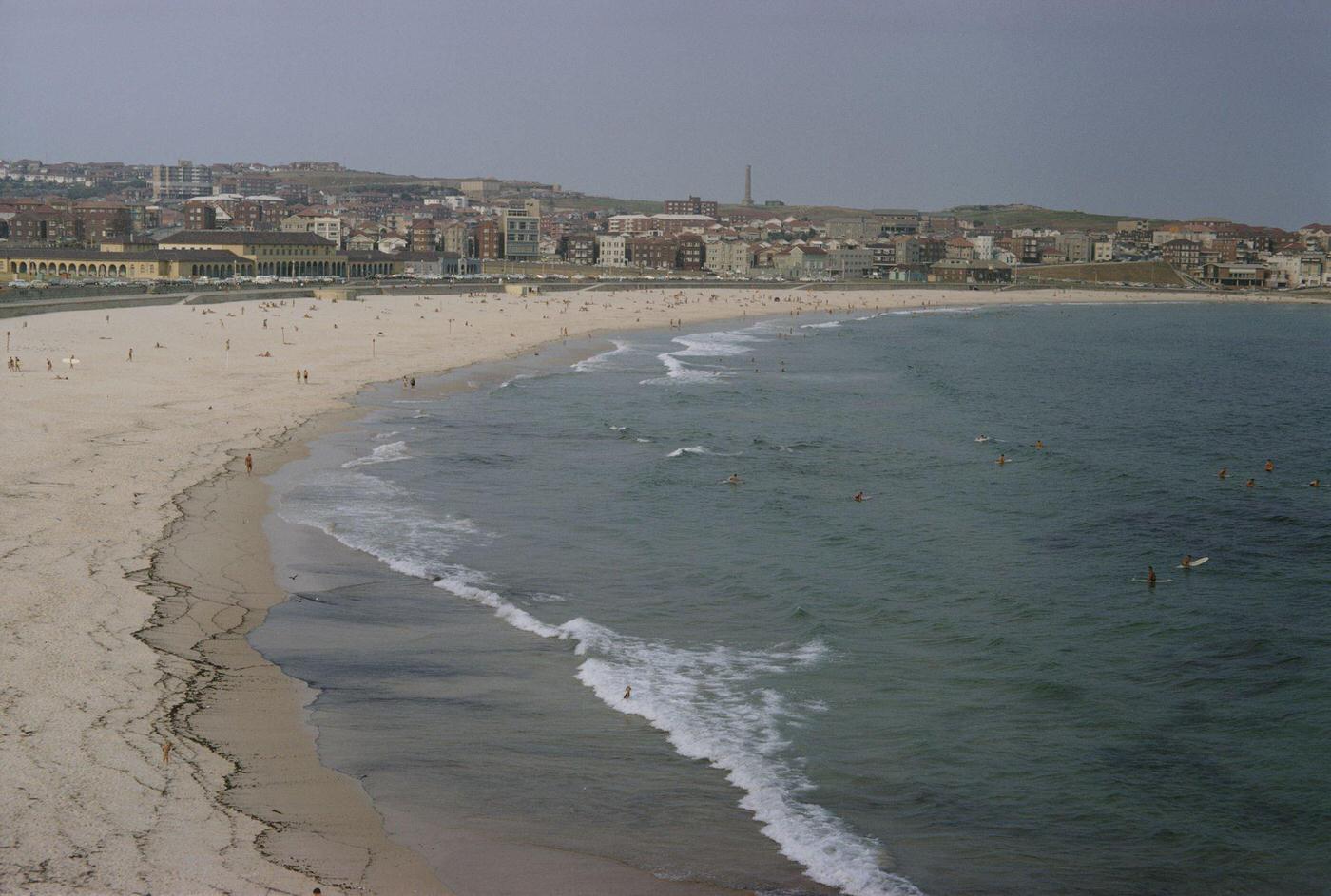 #80 Bondi Beach in Sydney, Australia, 1968.