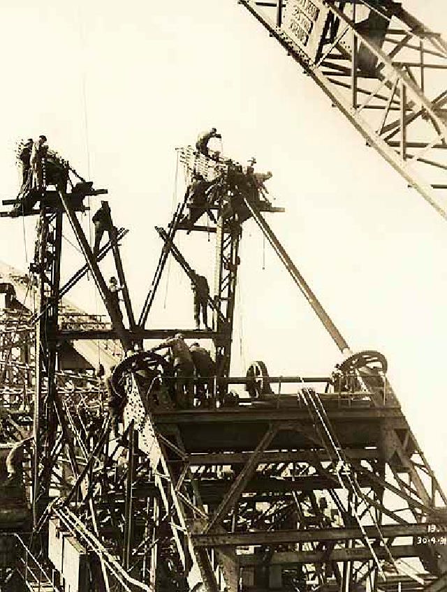 #17 Dismantled Creeper Crane, April 30, 1931