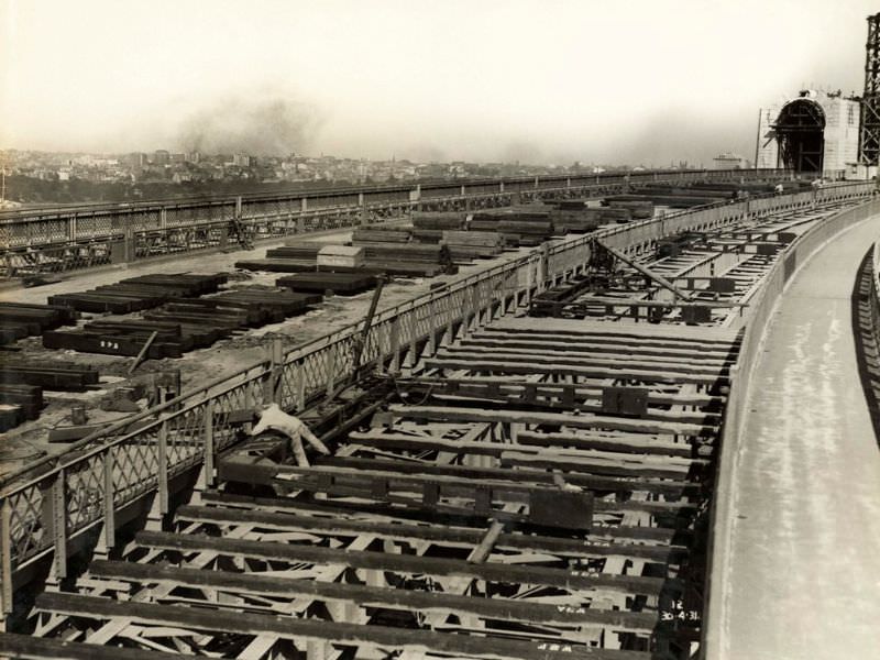 #24 Track Timbers and O.H.Wiring Structures, April 30, 1931
