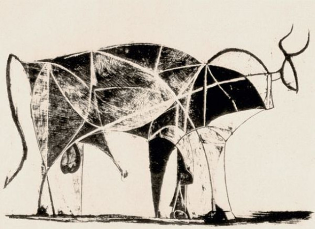 #6 Plate 6: At this stage, another new head and tail are created to conform to the style and direction of the developing image.