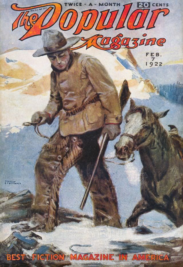 #10 Popular magazine cover, February 7, 1922