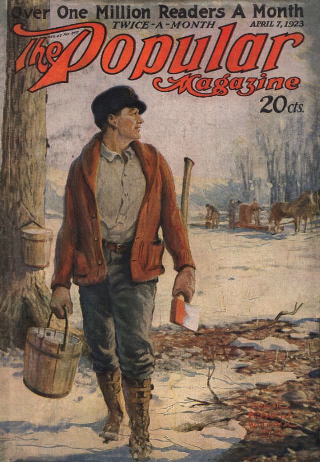 #12 Popular magazine cover, April 7, 1923