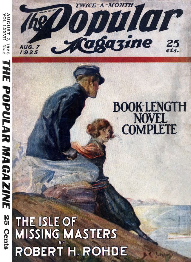 #21 Popular magazine cover, Augsut 7, 1925