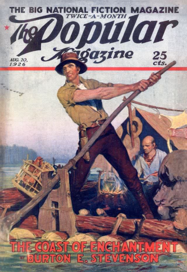 #25 Popular magazine cover, August 20, 1926