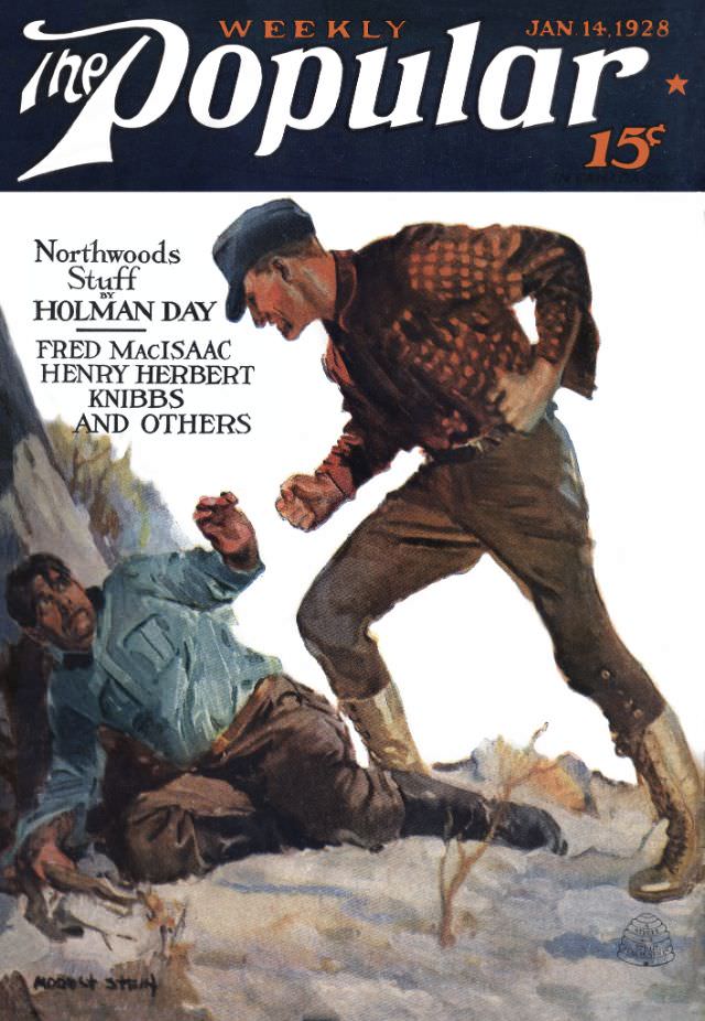 #38 Popular magazine cover, January 14, 1928