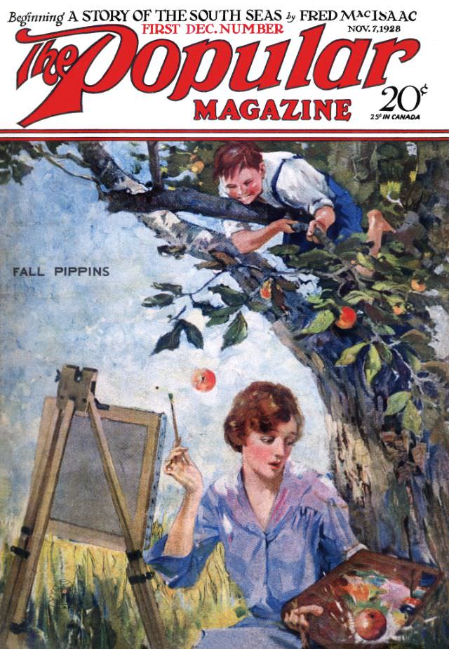 #43 Popular magazine cover, November 7, 1928