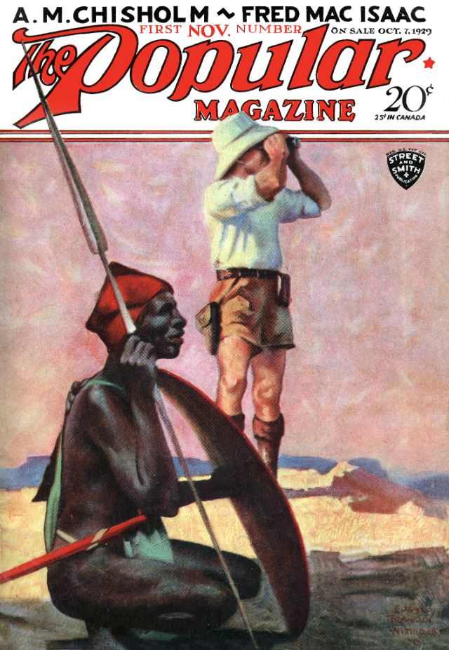 #45 Popular magazine cover, November 1, 1929