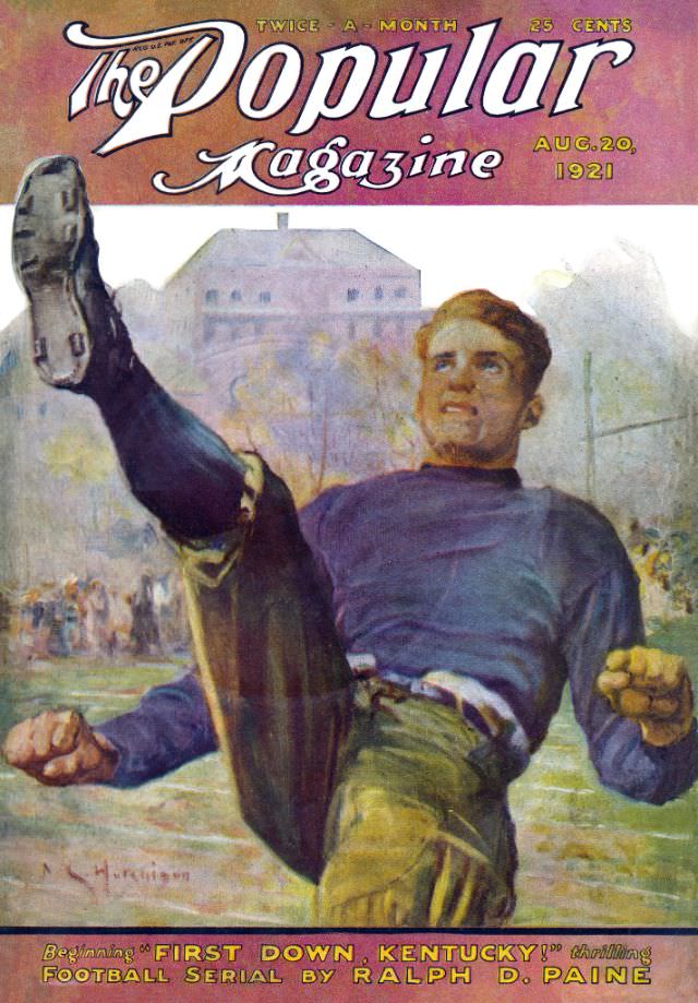 #8 Popular magazine cover, August 20, 1921