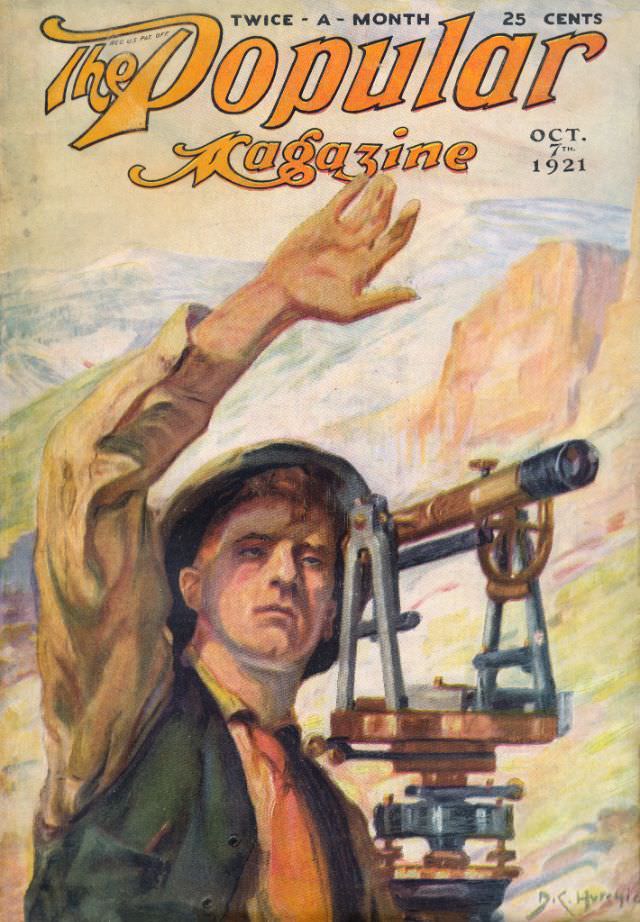 #9 Popular magazine cover, October 7, 1921