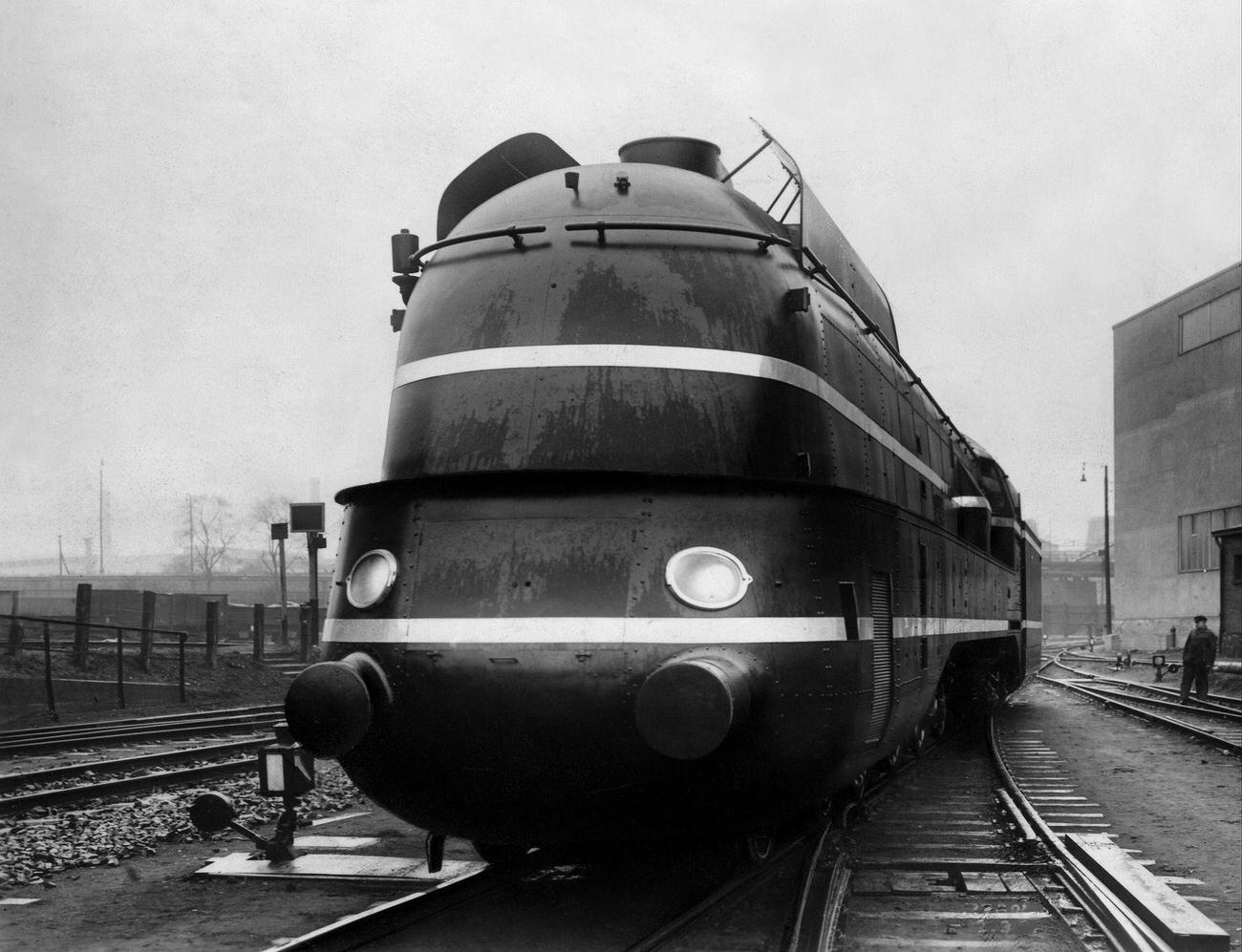 Streamlined – steam locomotive of the Friedrich Krupp