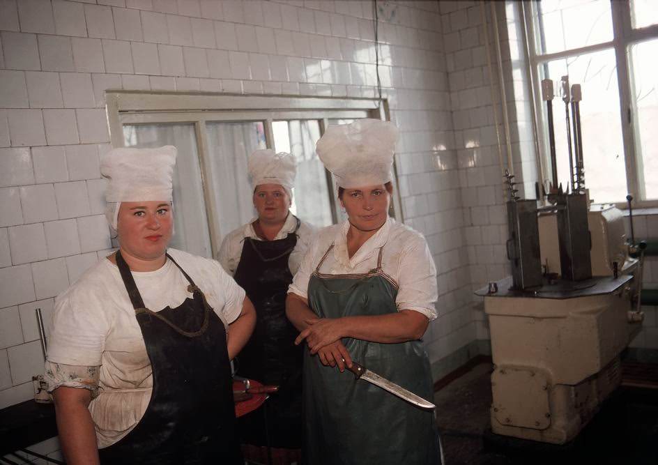 #12 A kitchen at a collective farm in Donetsk.
