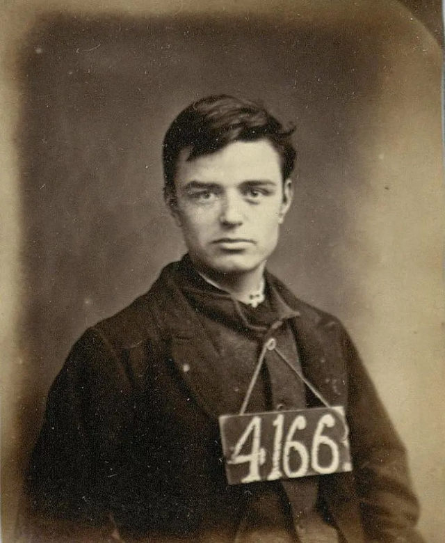 #12 James Ealing, 17, stole a tin can and a half pint of milk on Christmas Eve 1872. He got one month of hard labour at Wandsworth.